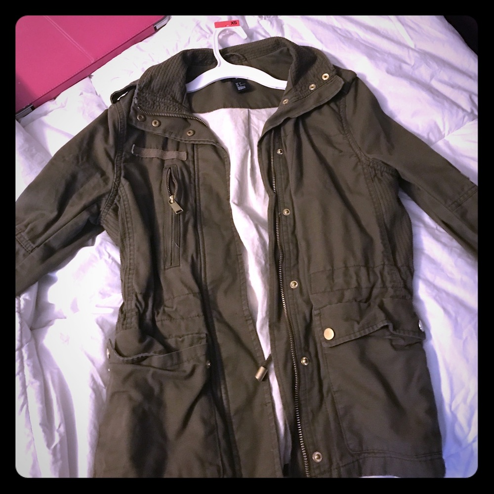 Navy green  jacket from H&M