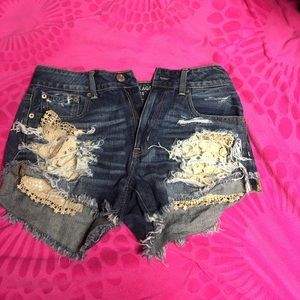 American Eagle- denim shorts