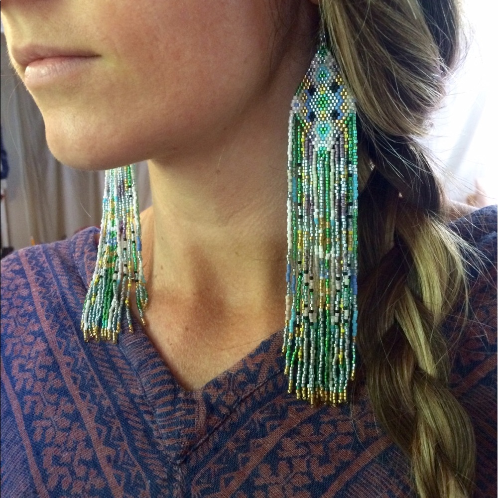 ✨Beaded Earrings!! 🌈