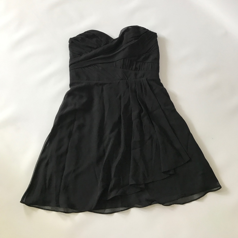 Black strapless Express dress