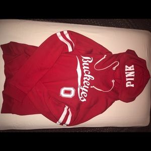 Pink Ohio state buckeyes sweatshirt