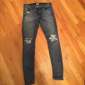 Mother - the looker distressed jeans