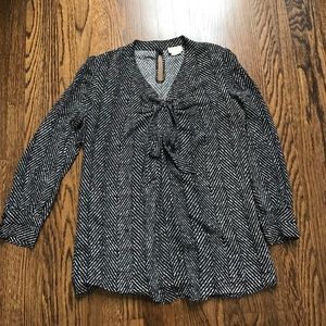 Kate Spade tie neck blouse