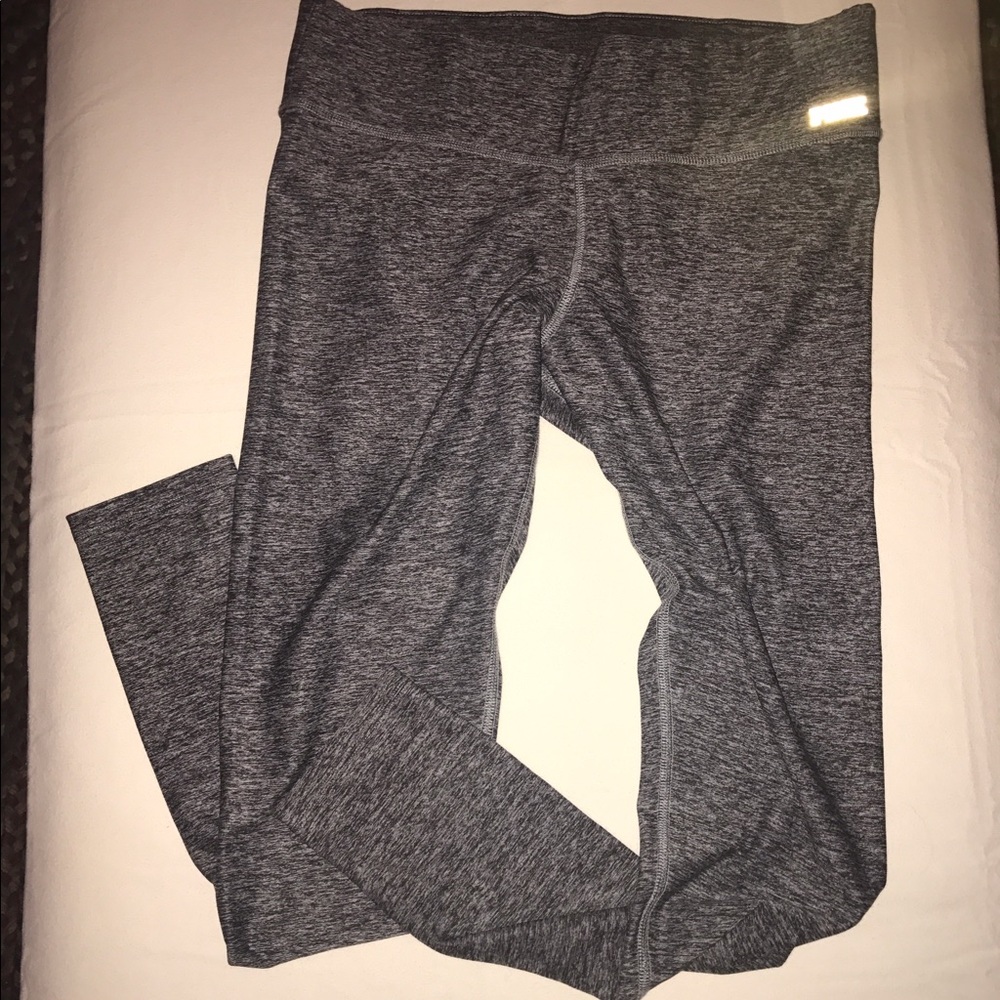 Gray mark PINK yoga leggings