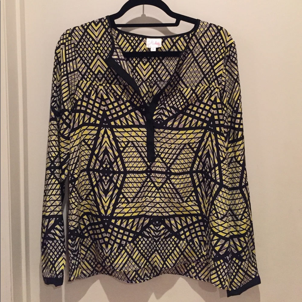 Parker Long Sleeve Silk Blouse