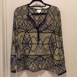 Parker Long Sleeve Silk Blouse