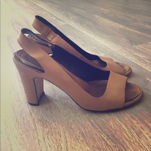 Italian Roberto Del Carlo slingback heels