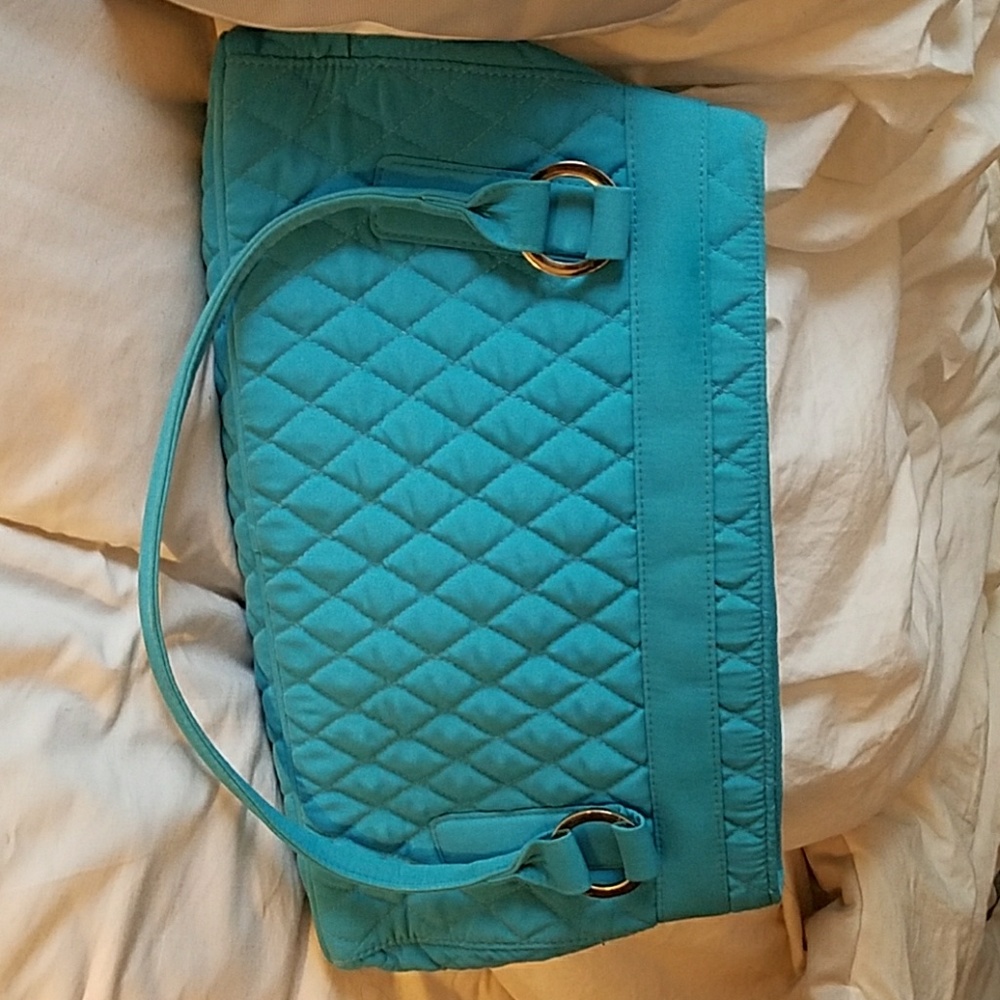 Vera Bradley Turqoise Trapeze Bag