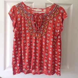 Bohemian Top ~ perfect with cut-off jean shorts