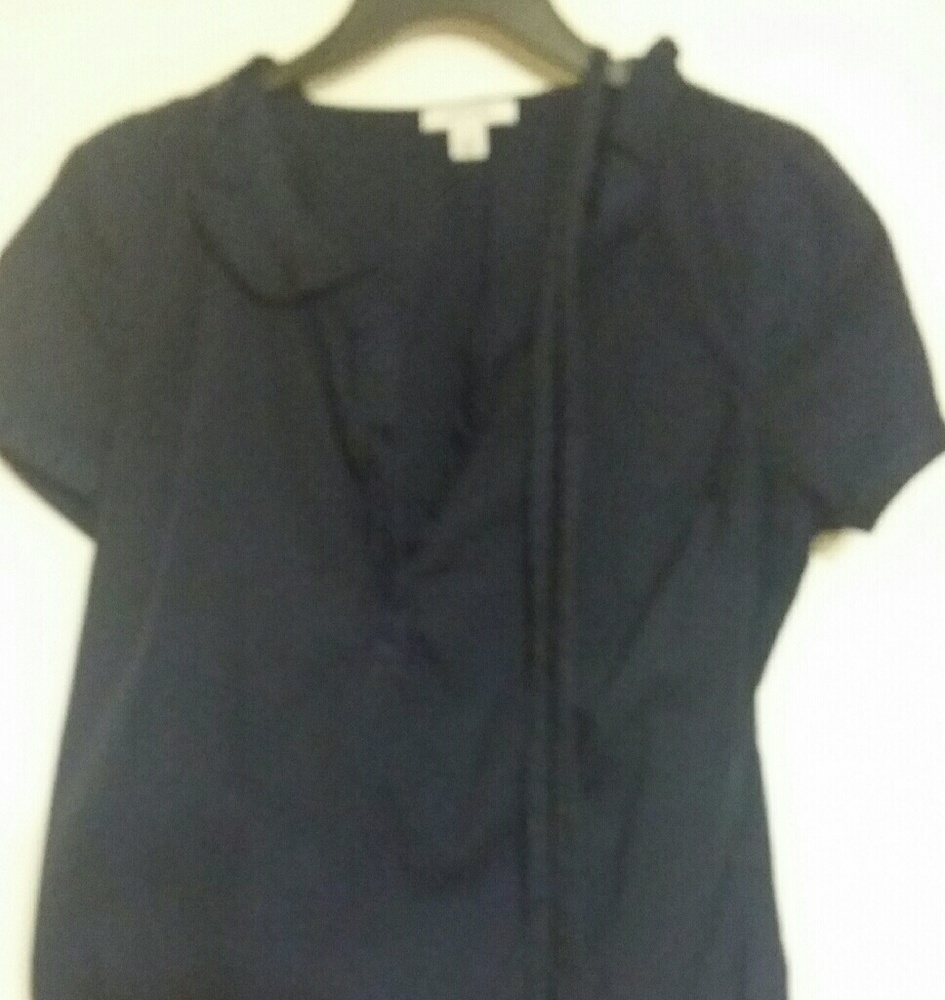 Navi blue blouse. Casual