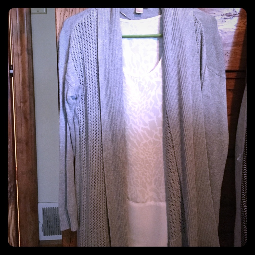 Womens Loft size medium tank top and sweater combo