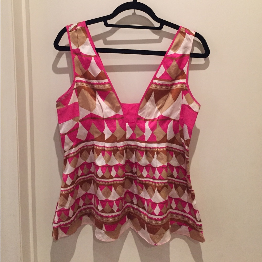DVF Printed Silk Tank