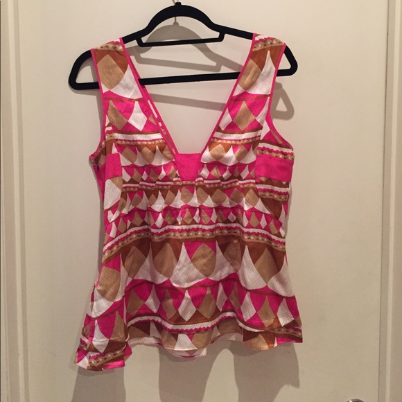 DVF Printed Silk Tank - Picture 2 of 3