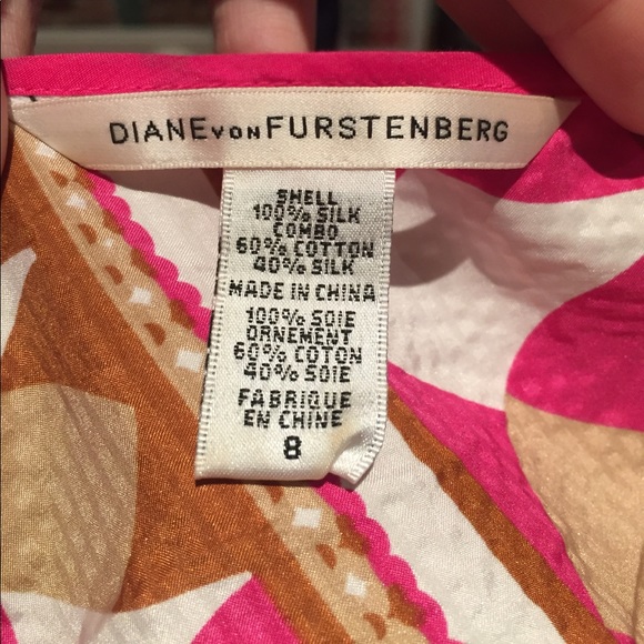 DVF Printed Silk Tank - Picture 3 of 3