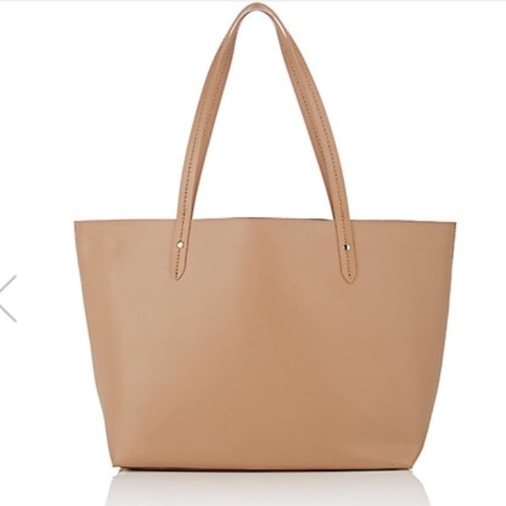 Barney's New York Leather Tote Bag