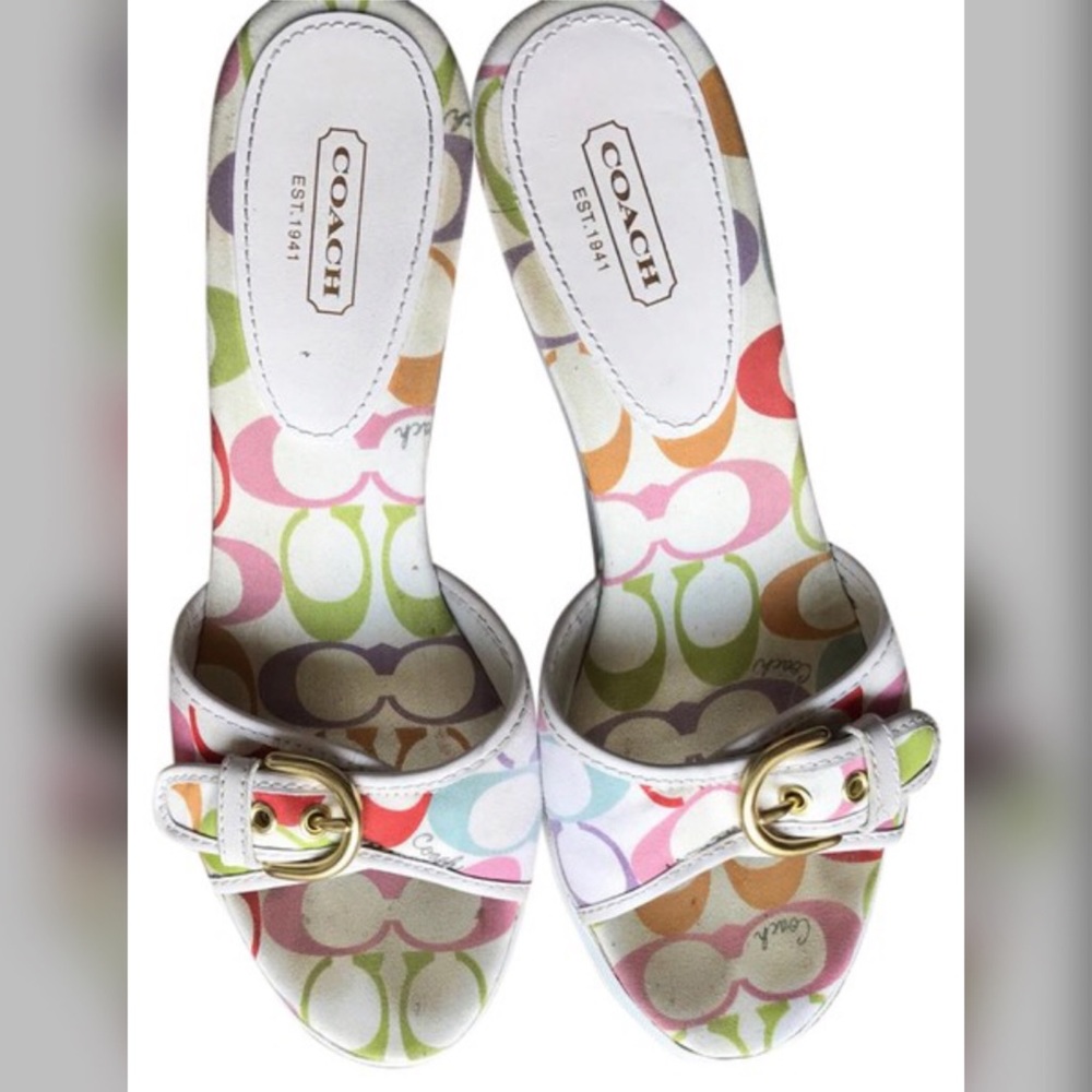 Coach Perry Wedge Sandals