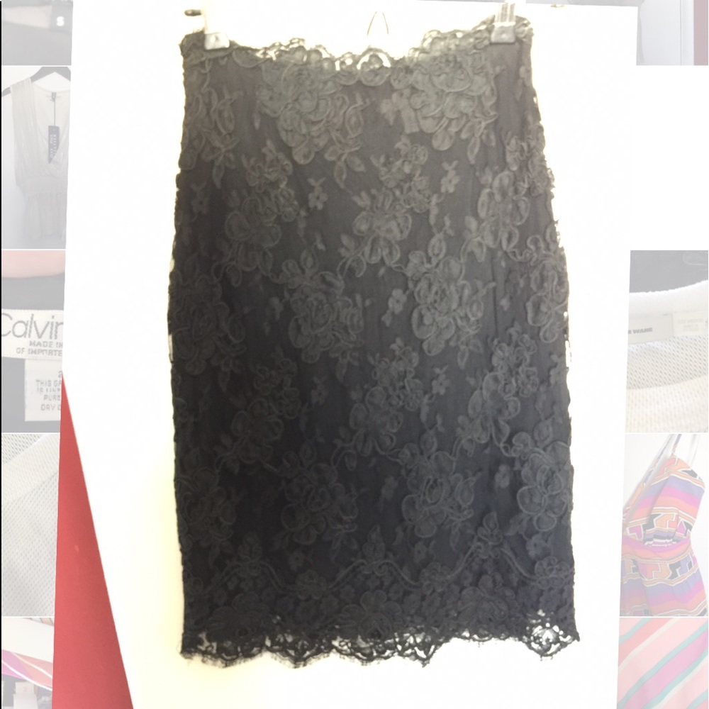 Calvin Klein lace Embroidered skirt