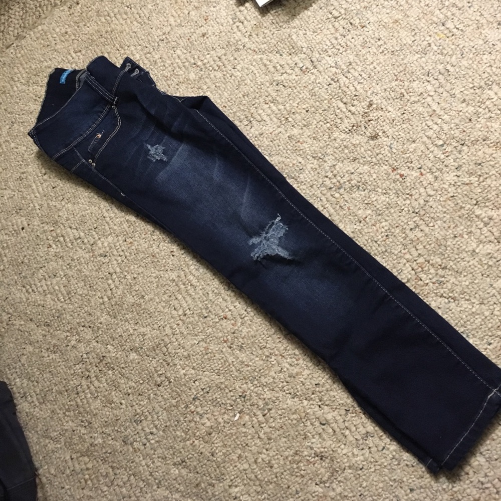 Crop cut jeans