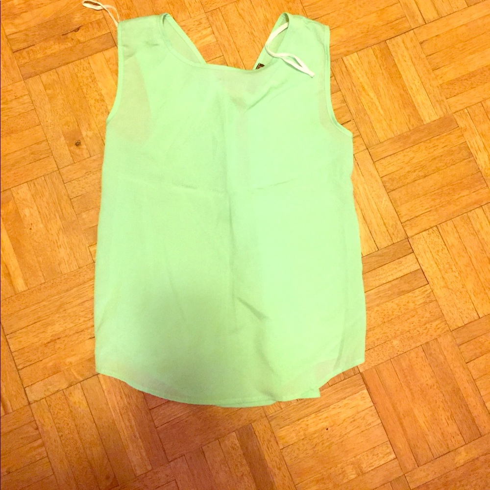Mint green shirt