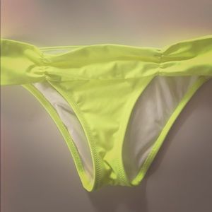 Victoria's Secret neon yellow cheeky bikini bottom