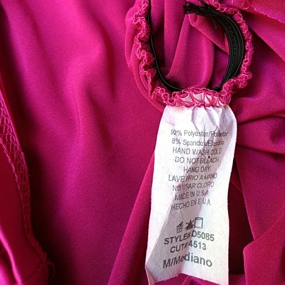 Fuschia Bodycon Dress - Picture 4 of 4