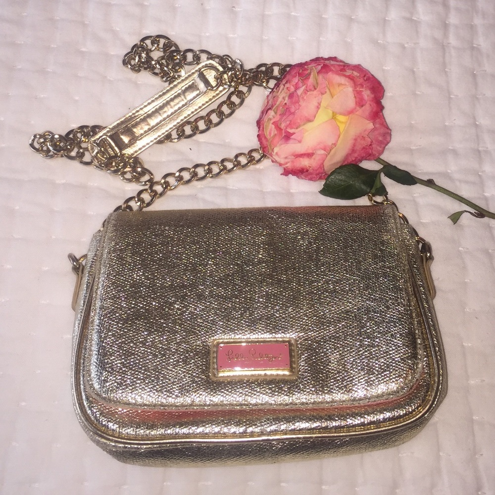 Lilly Pulitzer Gold Crossbody