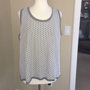 Lace tank tee shirt from J Crew Factory