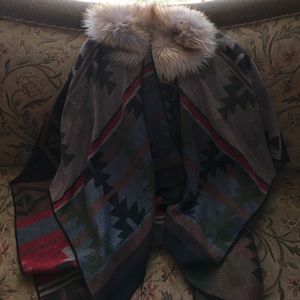 Steve Madden poncho/wrap
