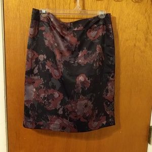 Ann Taylor Floral Pencil Skirt