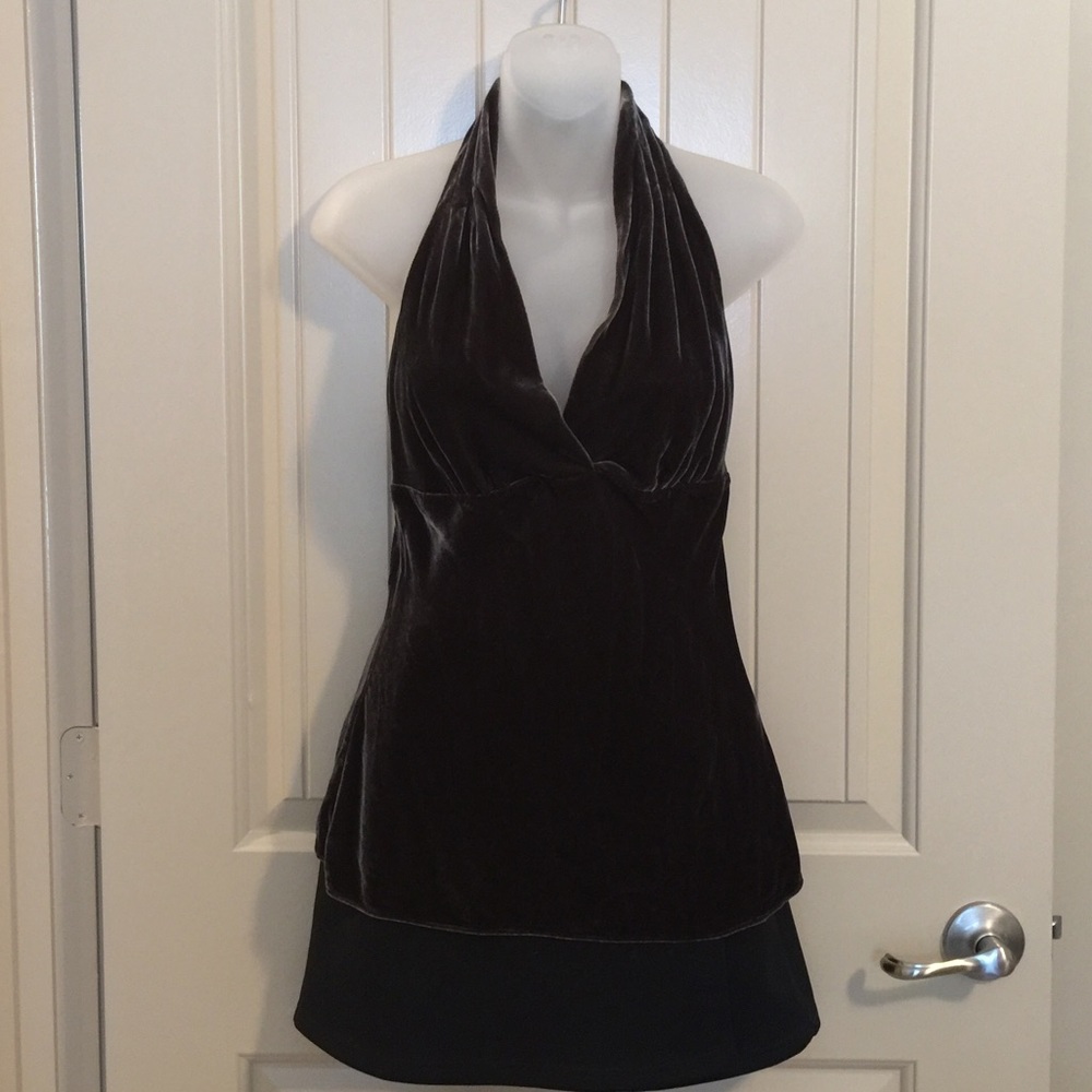 Express Velvet Harley Top Blouse