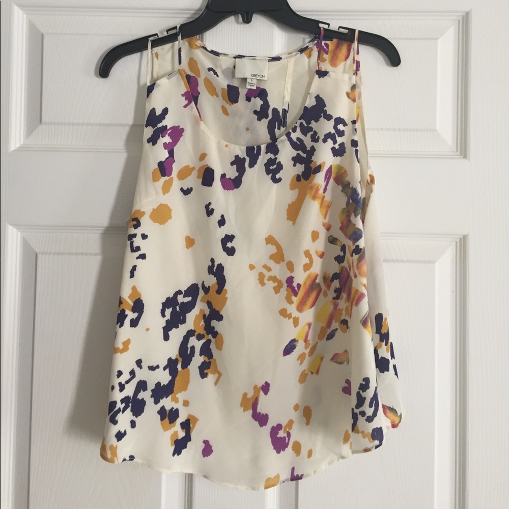 Greylin leopard print tank