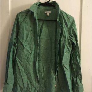 Old Navy Green Chambreau Shirt