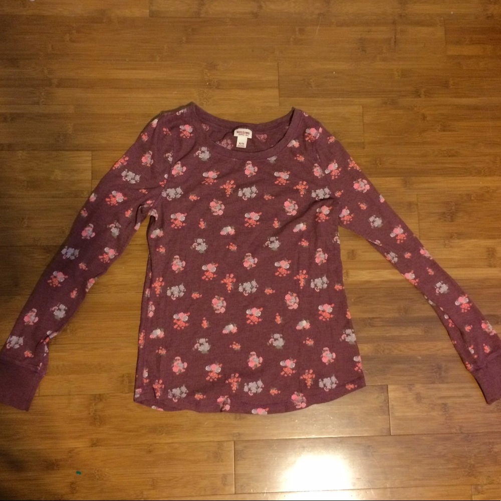 Floral long sleeve thermal