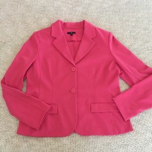 GAP PINK 2-BUTTON BLAZER