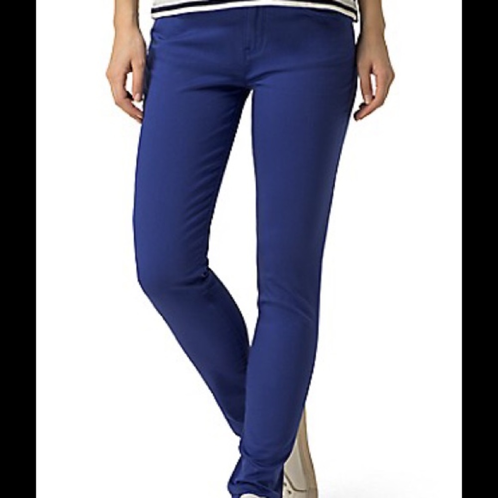 Tommy Hilfiger blue plants. Excellent. Worn twice