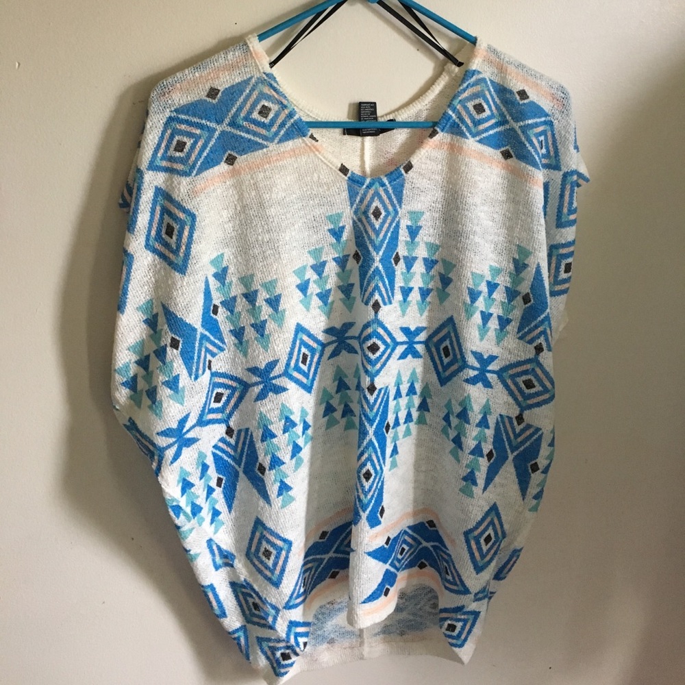 Geometrical oversized shirt