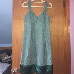 Green babydoll dress