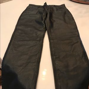 Leather pants, Size 12