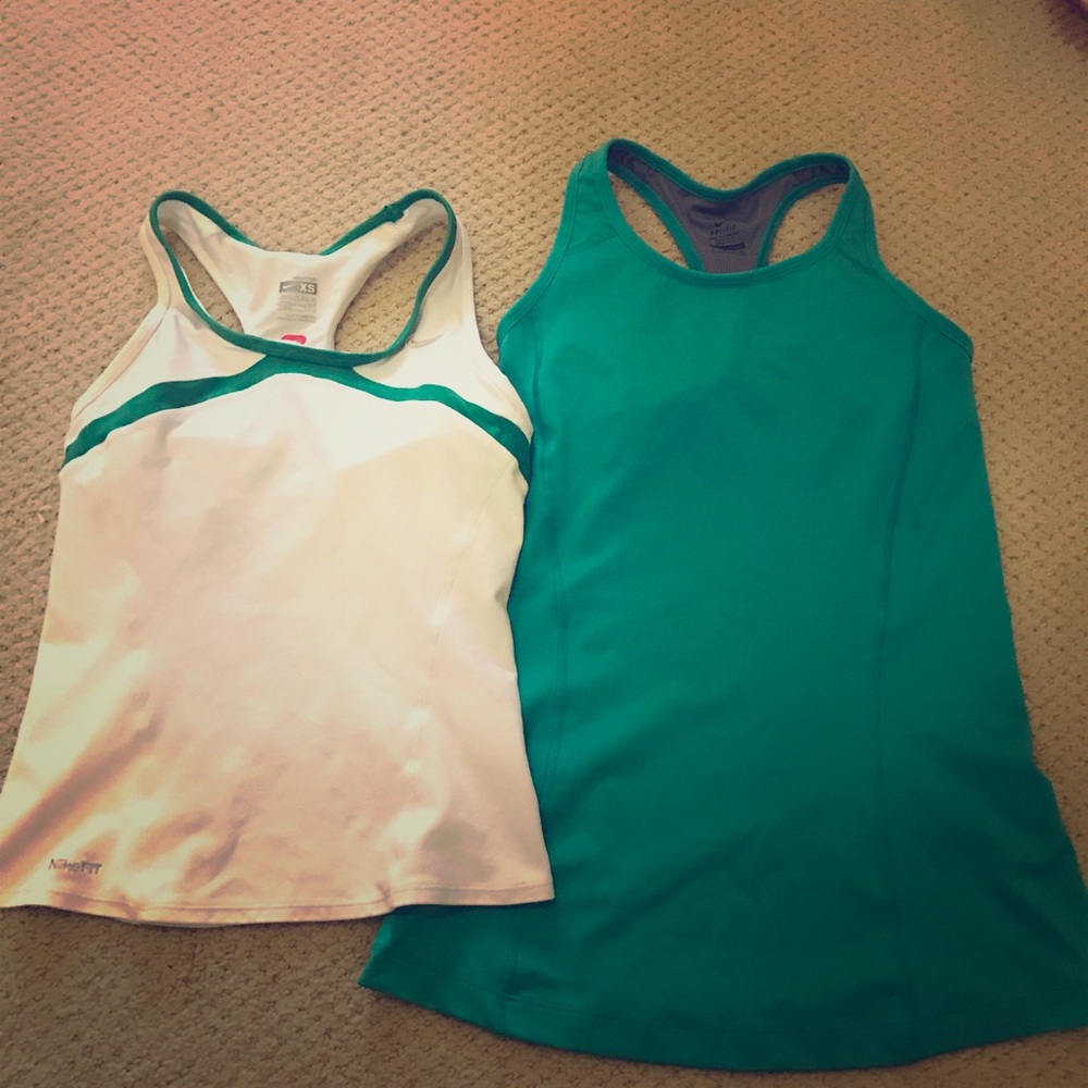 LOT 2 Nike Dry Fit tanks