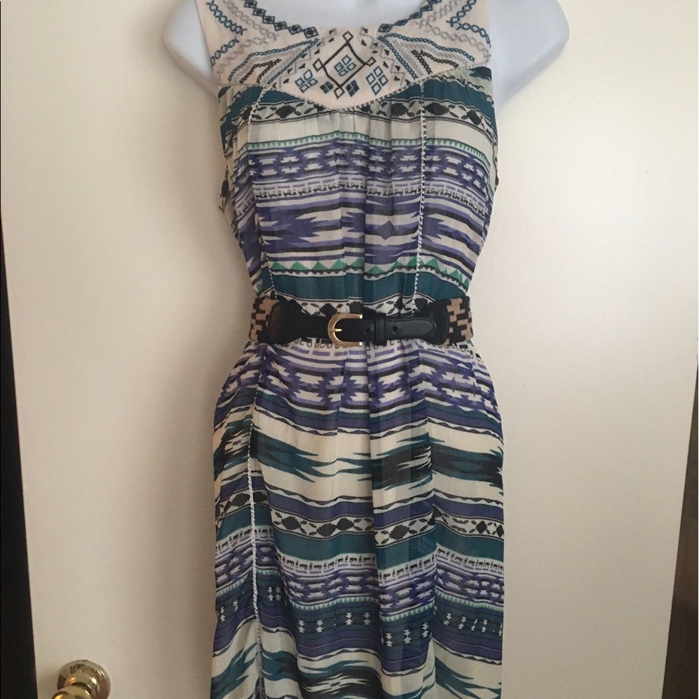 3 for $12 Aztec mid-length dress