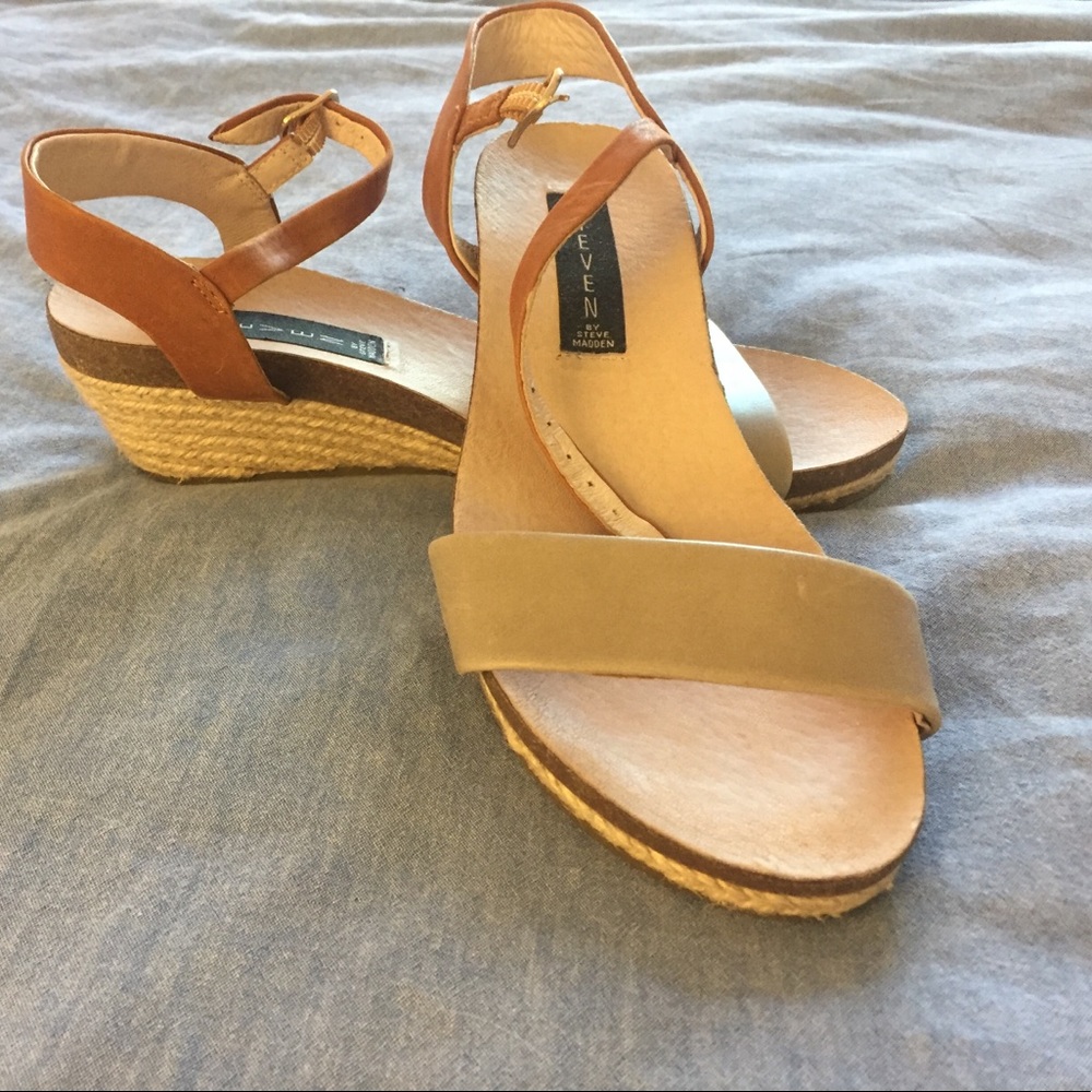 Practically new!  Espadrille Wedge Sandals!