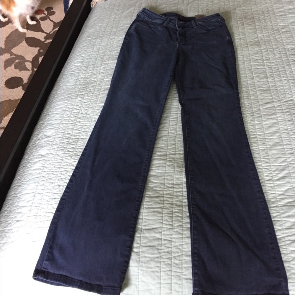 NYDJ Barbara boot cut dark wash jeans