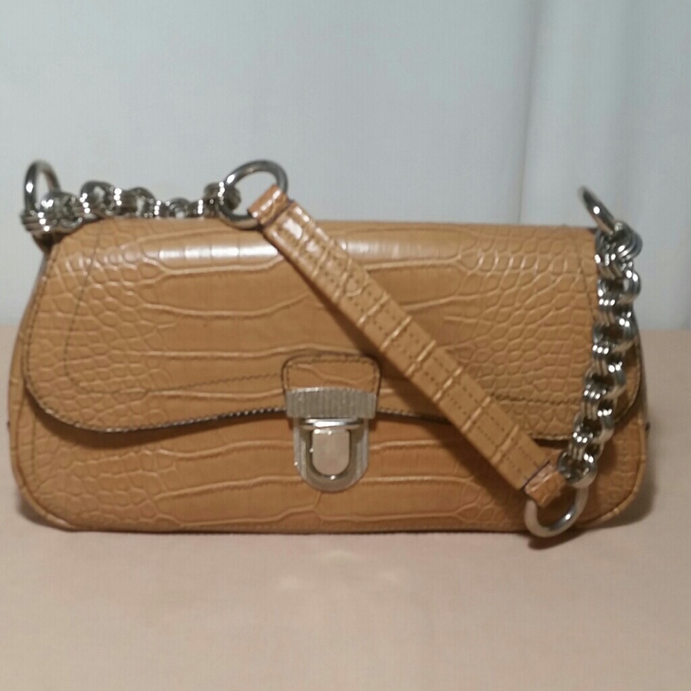 Beige Medium Size Handbag