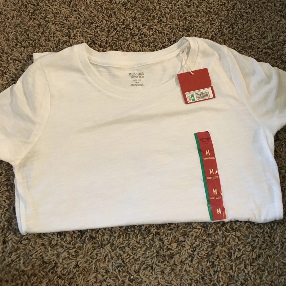 NWT white tee