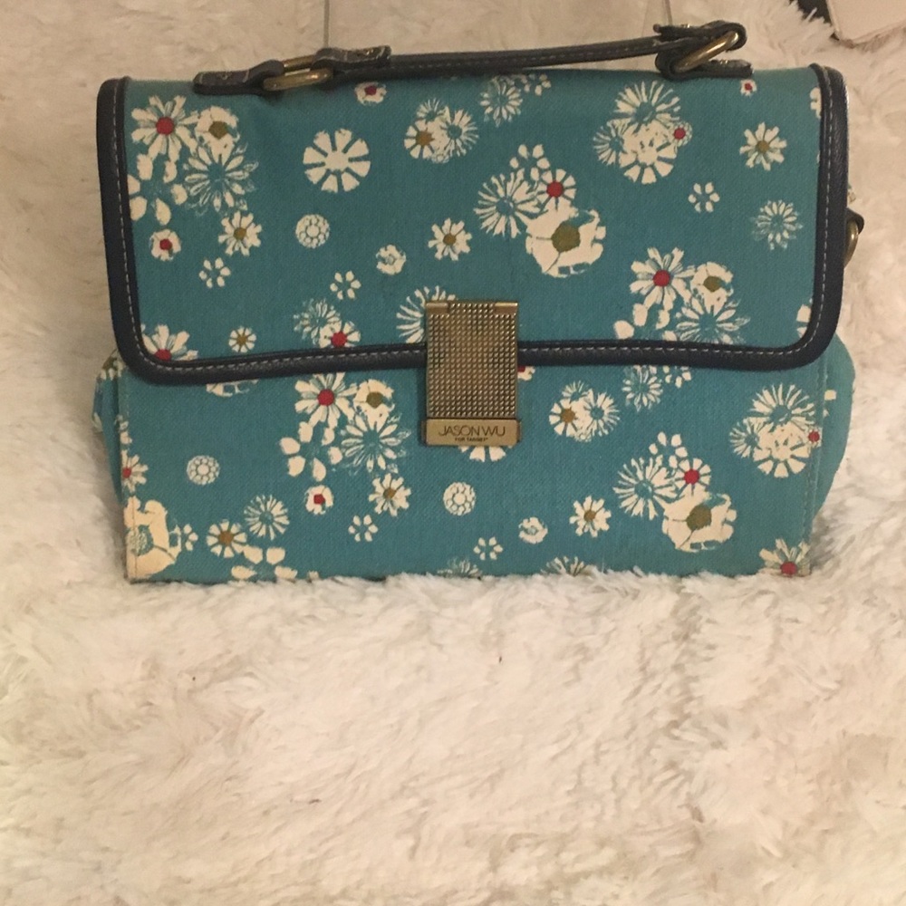 Jason wU turquoise bag