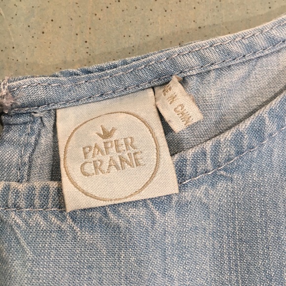 Soft denim top - Picture 3 of 4