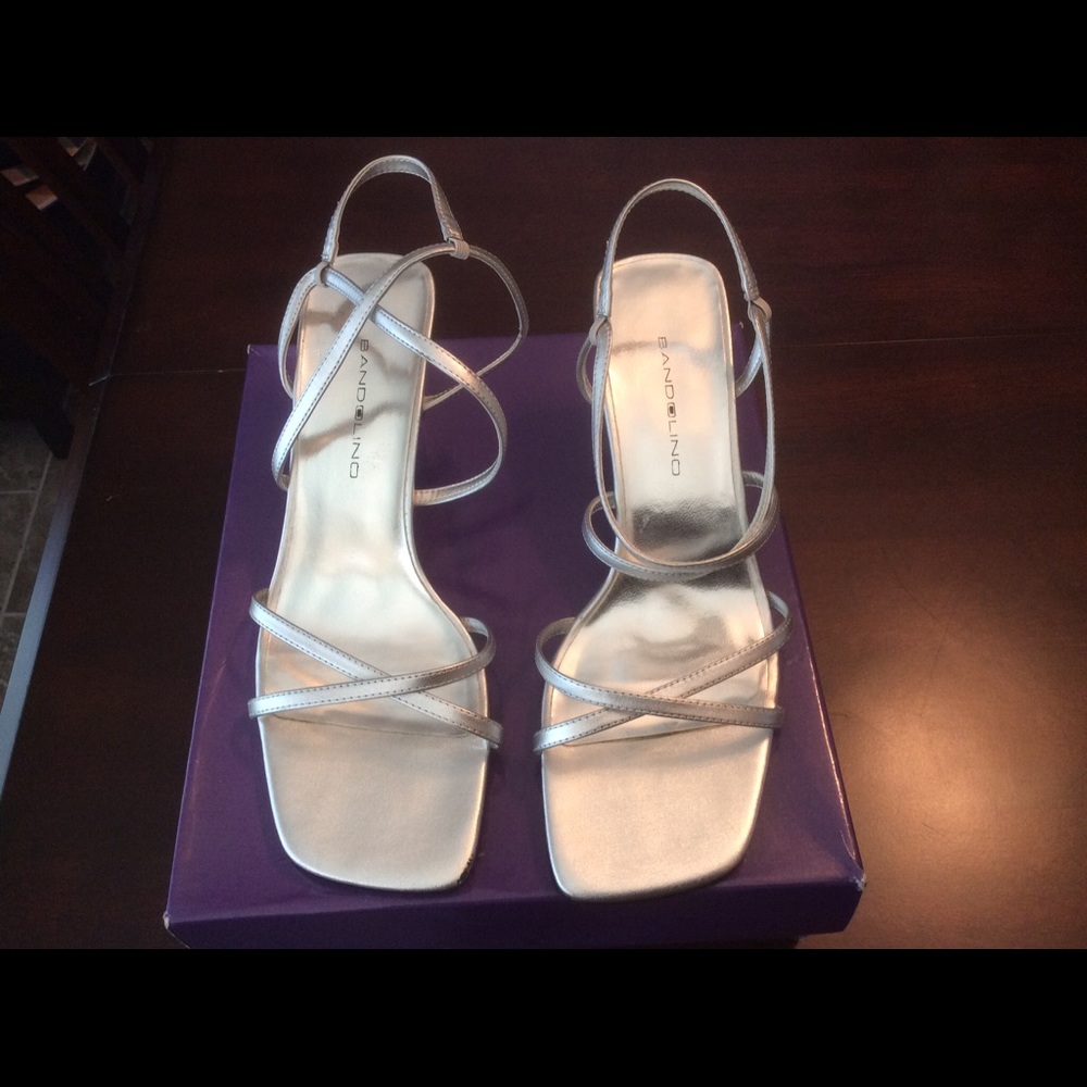 Womens silver sandles
