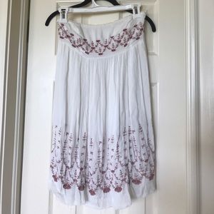Free people strapless dress