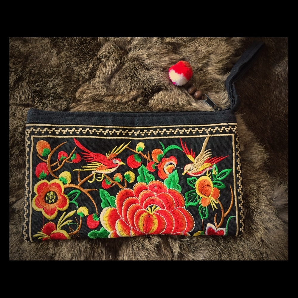 🌟Sale Today Embroidered Hmong Clutch