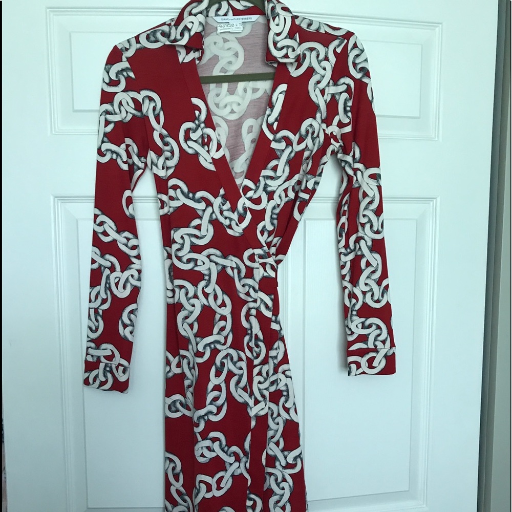 Diane Von Furstenberg Silk Wrap Dress